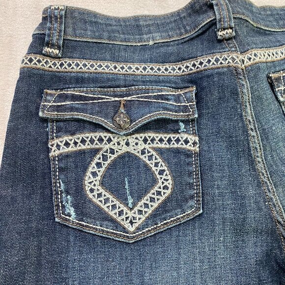 Lee Secretly Slender Barely Bootcut Jeans Size 14 - Picture 7 of 12